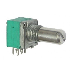 POTENTIOMETER S/T LOG DUAL 9mm 50K PCB F09125G A50K L15RE