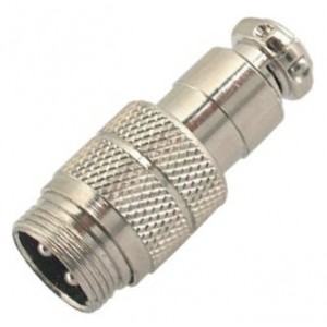 M16 Plug Microphone 4-P IN-LINE M590302C