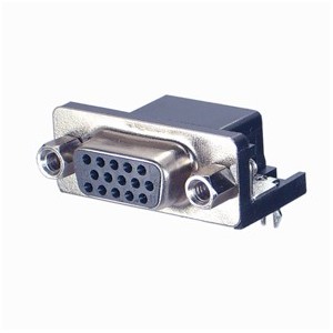 HI-DENSITY Socket D-SUB 15W Vga Pcb R/A VGA15SR