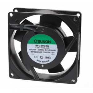 220V AXIAL FAN 92sqx25mm BAL 30CFM TERM SF23092A-2092HBT.GN
