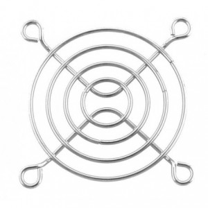 CHROME METAL FINGER GUARD FOR 60mm FAN FG-06 / B-9