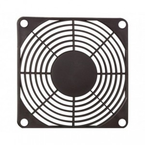 PLASTIC FINGER/FAN GUARD BLACK 92mm 180771