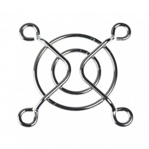 CHROME METAL FINGER GUARD FOR 40mm FAN FG-04 / B-13