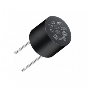 FUSE RADIAL BI-PIN S/BLOW 400mA 250V MET-T400MA