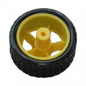 ROBOT WHEEL WITH TYRE 65mm MG-WHEEL