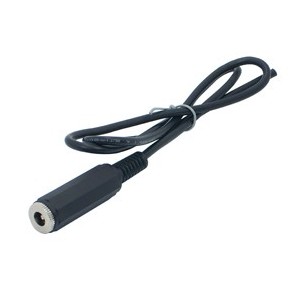 2.5mm DC PLUG IN-LINE OPEN END LEAD STRAIGHT 180348