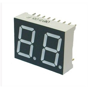 DUAL 7-SEGMENT LED DISPLAY CC RED 14mm BD-C545RD *A*