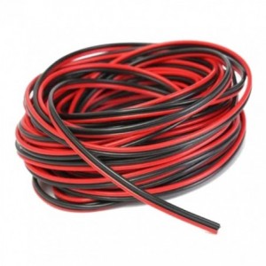 TWIN FLEX CABLE BLACK-BLACK/RED CSA1.5mm2 - DEBULK HK40025