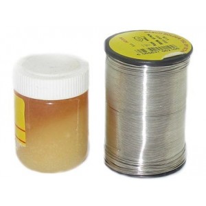 Solder Wire For Aluminium 0.71MM W/FLUX 500G 97/3-0.71