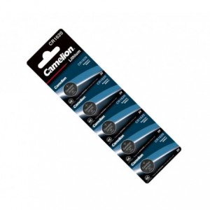 LITHIUM COIN BATTERY 3V 70mAh 16x2mm 5P/CARD CR1620-BP5