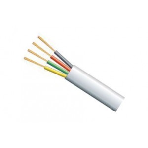 4C FLAT MODULAR CABLE CREAM - 300m/ROLL CABMAWG26-4-300M