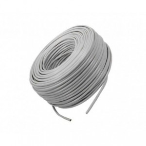 CAT6 FTP ETHERNET CABLE CCA 8C SOLID GREY - 100m/ROLL H726FTPS-GY