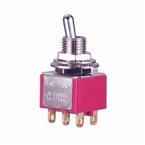 MINI Toggle Switch Dpdt ON-ON Sol T80T-8011-TEBG
