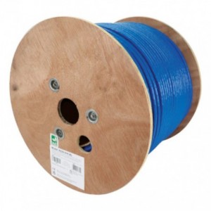 CAT5e UTP 8C STRANDED CABLE UNSCREENED BLUE - 500m/REEL UTP5EFBC