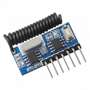 RF WIRELESS RADIO RECEIVER MODULE 4-CH 433MHz LEARN TYPE RX480-E