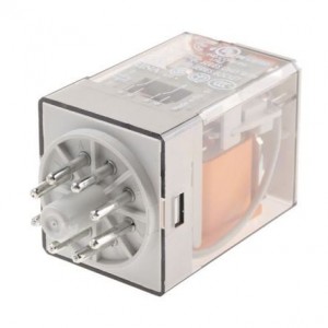 Plug In Relay Dpdt 10A 240V Round 8PINS 60.12.8.240.0040