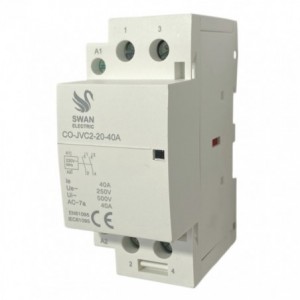 MODULAR MAINS CONTACTOR AC 40A 2P 18MM 230VAC 2xN/O CO-JVC2-20-40A