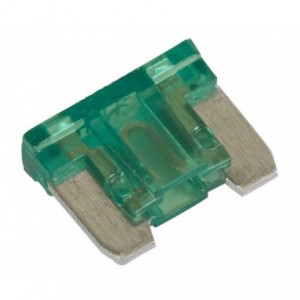 Automotive Blade Fuse SHORT-LEGS 30A Green 240503