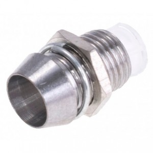 METAL LED HOLDER 5mm CHROME CONVEX 5MMCHRHOLD/4