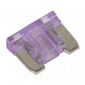 Automotive Low Profile MINI Blade Fuse SHORT-LEGS 3A Purple 240496