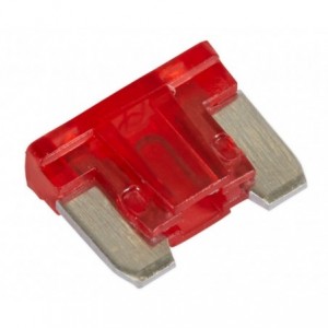 Automotive Low Profile MINI Blade Fuse SHORT-LEGS 10A Red 240499
