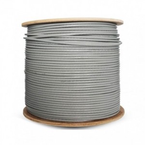 CAT5e FTP 8C ETHERNET SOLID CABLE SCREENED GREY - 500m/DRUM STP5ESGY
