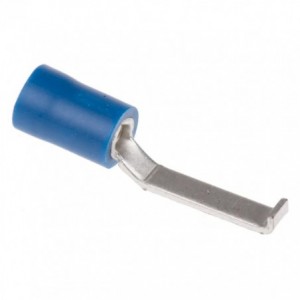 PRE-INSULATED CRIMP TERMINAL LIPPED BLADE BLUE 4.6x17mm LBV2-3