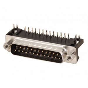 PLUG D-SUB 25W PCB R/A METAL 5mm 5504F1-25P-01-03-F1