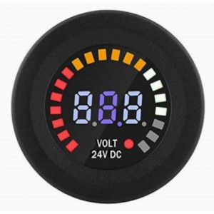 Automotive 24VDC Blue Graphic Voltmeter DS4010A-24V