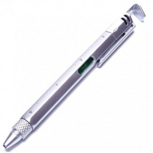 Pen Type Multifuntional Screwdriver 6 In 1 Silver MULTI-PEN