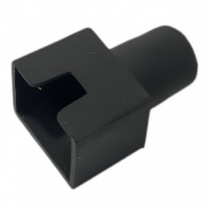 RJ45 SILICON RUBBER BOOT FOR ROUND CABLE BLACK 20mm TBA