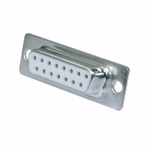 D-SUB Socket Connector Solder Pins 15W 15FDMSOL