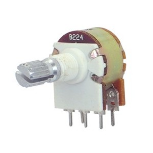 Potentiometer S/T Lin 16MM 220K W/SWITCH R1620S-7A1-B220K M