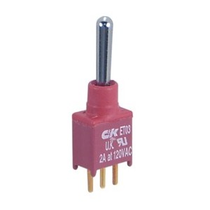 Micro Toggle Switch Spdt ON-OFF-ON 3-POSITION 2A 120VAC ET03SD1CGE