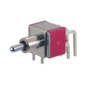 MINI Toggle Switch Dpdt R/A (ON)-OFF-(ON) PC T80T-8022A-TNQ