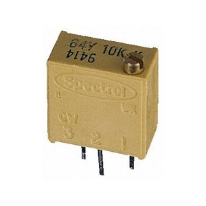 Trimpot Potentiometer S-ADJ V-MNT 25-T 100E 64Y101 (100R)