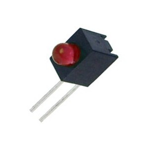 R/A HOUSED 3mm lED DI-RD LT631HR-H102