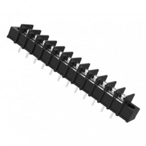 BARRIER TERMINAL BLOCK 10W P7.62mm PANEL MOUNT DG25S-A-10P-13-00A(H)