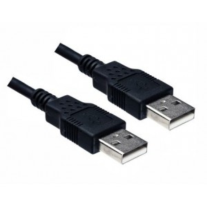 LEAD USB A-PLUG TO A-PLUG 1.8m BLACK ZR07000-B