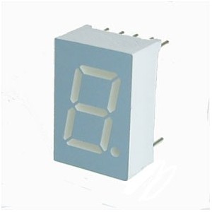 7-SEGMENT LED DISPLAY CC RED 8mcd 12.7mm SC05-11EWA