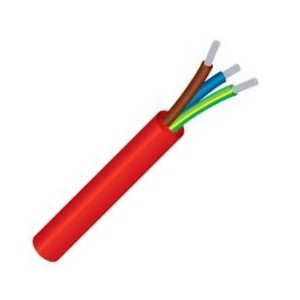 Cabtyre Cable Silicone 3C 0.75 Redbrown 23002