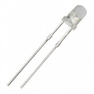 3mm LED 3mm CLEAR-RED 790mcd 50-DEG MPQ5 200688