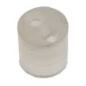 5mm 2-Pin LED Spacer 5x23mm Natural White Nylon