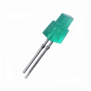 RECTANGULAR LED 1x5mm DI-GREEN 50mcd LED-3-DI-GR