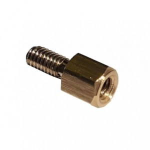 BRASS HEX STANDOFF SPACER MALE-FEM M3x5+6mm MF M3X5UP / 210176