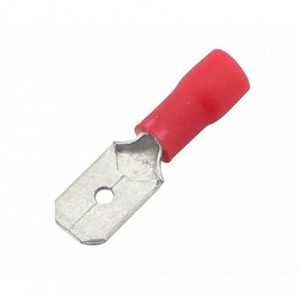 Pre-Insulated Male Spade Terminal 2.8mm Push-On 22-16 AWG