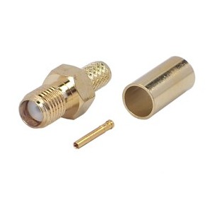 SMA-SOCKET CRIMP RG58U 5.6mm GOLD PLATED M5004LZ