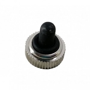 RUBBER BOOT IP COVER 6mm BLACK &amp; SILVER B069 SERIES B058