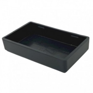POTTING BOX ABS 55x30x10mm BLACK NO-COVER 20-23-2 (BASE ONLY)