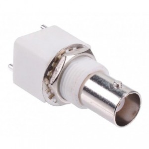 Socket Bnc P/M Pcb Str (white) THCQ9KEBJJZC